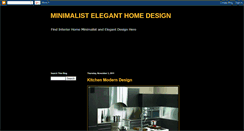 Desktop Screenshot of elegantminimalist.blogspot.com