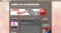 Desktop Screenshot of ccoocajacanarias.blogspot.com