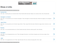 Tablet Screenshot of dicas-e-links.blogspot.com
