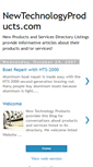 Mobile Screenshot of newtechnologyproducts.blogspot.com
