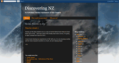 Desktop Screenshot of discoveringnz.blogspot.com