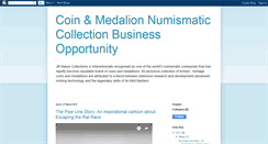 Desktop Screenshot of coin-medallion.blogspot.com