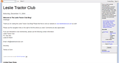 Desktop Screenshot of leslietractorclub.blogspot.com
