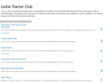 Tablet Screenshot of leslietractorclub.blogspot.com