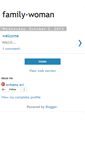 Mobile Screenshot of family-woman.blogspot.com