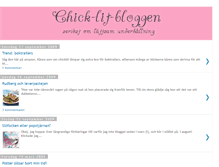 Tablet Screenshot of chicklitbloggen.blogspot.com