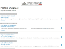 Tablet Screenshot of politikashqiptare.blogspot.com