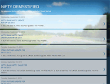 Tablet Screenshot of niftydemystified.blogspot.com