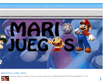 Tablet Screenshot of mariojuegos2010.blogspot.com