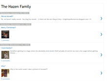Tablet Screenshot of hazenfamily.blogspot.com