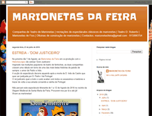 Tablet Screenshot of marionetasdafeira.blogspot.com