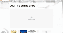 Desktop Screenshot of jom2sembang.blogspot.com