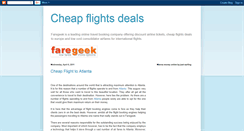 Desktop Screenshot of cheapflightsfares.blogspot.com