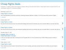 Tablet Screenshot of cheapflightsfares.blogspot.com