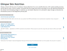 Tablet Screenshot of glimpseskinnutrition4you.blogspot.com