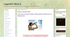 Desktop Screenshot of legendzworld.blogspot.com