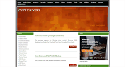 Desktop Screenshot of cnetdrivers.blogspot.com