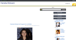 Desktop Screenshot of hansika-motwani.blogspot.com