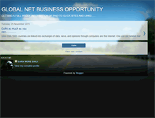 Tablet Screenshot of globalnetbusinessopportunity4u.blogspot.com