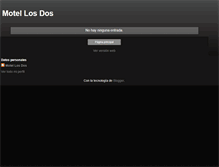 Tablet Screenshot of losdosmotel.blogspot.com