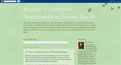 Desktop Screenshot of kickingitcaveman.blogspot.com