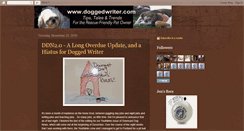 Desktop Screenshot of doggedwriter.blogspot.com