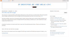 Desktop Screenshot of defendingcfc.blogspot.com