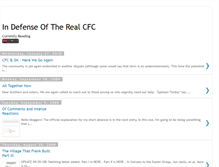 Tablet Screenshot of defendingcfc.blogspot.com