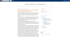 Desktop Screenshot of histoireettimbres.blogspot.com
