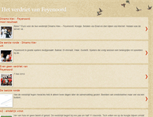 Tablet Screenshot of hetverdrietvanfeyenoord.blogspot.com