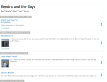 Tablet Screenshot of kendraandtheboys.blogspot.com