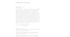 Desktop Screenshot of iio-acupuncturearticles.blogspot.com