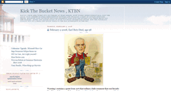 Desktop Screenshot of kickthebucketnews.blogspot.com