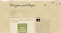Desktop Screenshot of heathersprayer.blogspot.com