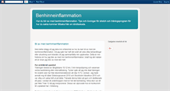 Desktop Screenshot of benhinneinflammation.blogspot.com