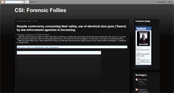 Desktop Screenshot of csi-forensicfollies.blogspot.com