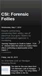Mobile Screenshot of csi-forensicfollies.blogspot.com