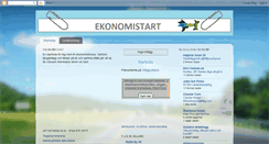 Desktop Screenshot of ekonomistart.blogspot.com