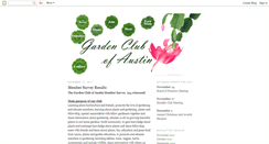 Desktop Screenshot of gardenclubofaustin.blogspot.com