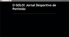 Desktop Screenshot of jornaldoportimonense.blogspot.com