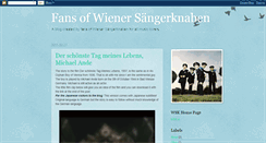 Desktop Screenshot of fansofwienersangerknaben.blogspot.com