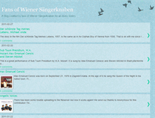 Tablet Screenshot of fansofwienersangerknaben.blogspot.com