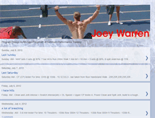 Tablet Screenshot of joeywarrensfitness.blogspot.com