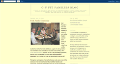 Desktop Screenshot of cufitfamilies.blogspot.com