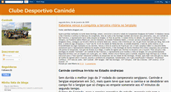 Desktop Screenshot of clubedesportivocaninde.blogspot.com