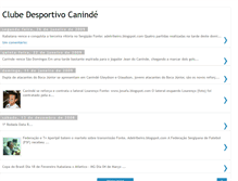 Tablet Screenshot of clubedesportivocaninde.blogspot.com