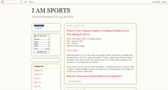 Desktop Screenshot of iaamsports.blogspot.com