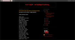 Desktop Screenshot of hiphopinternational2009.blogspot.com