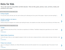 Tablet Screenshot of kicksforkids.blogspot.com