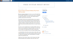 Desktop Screenshot of free-guitar-sheet-musichfhjcetiqsu.blogspot.com